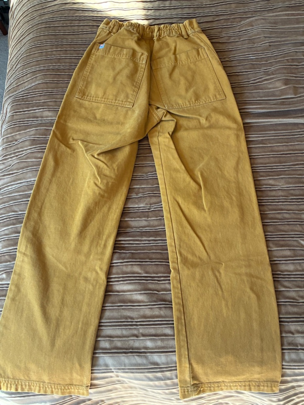 Big Bud Press Mustard Yellow Straight Leg Pants